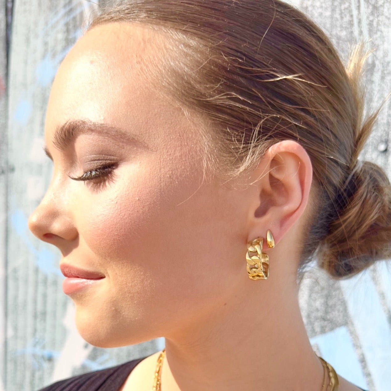 Swift Stud Earrings-EVER Jewellery-stride