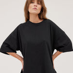The Boyfriend Tee | Vintage Black - Cloth & Co - stride