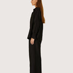 The Chanderi Pant | Black - Cloth & Co - stride