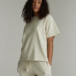 The Light Terry Short | Natural - Cloth & Co - stride