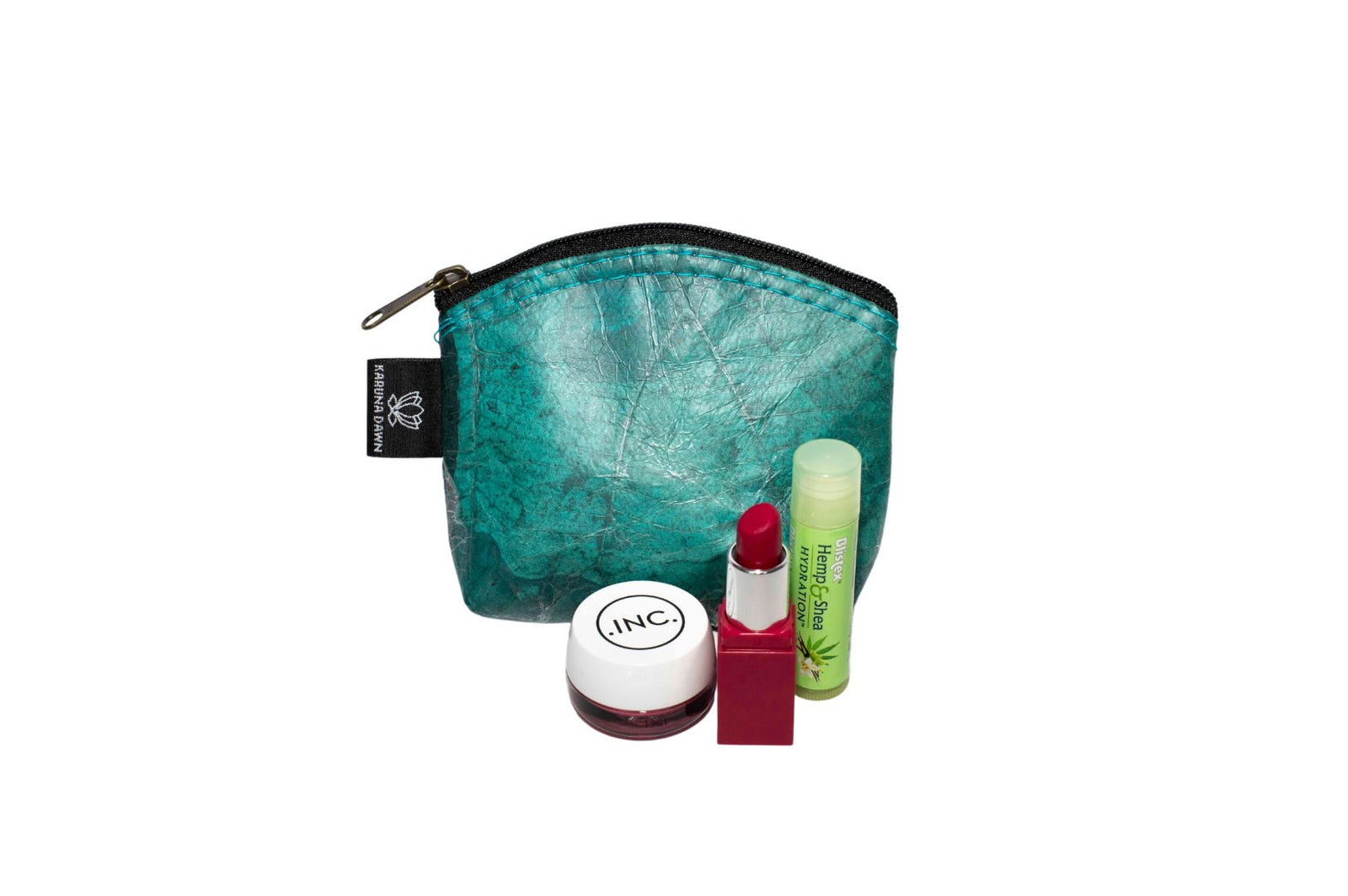 Turquoise Cosmetic Bag - Small-Karuna Dawn-stride
