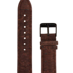 WATCH STRAP - BROWN CORK LEATHER - BLACK BUCKLE | VEGAN - Mon Choux - stride