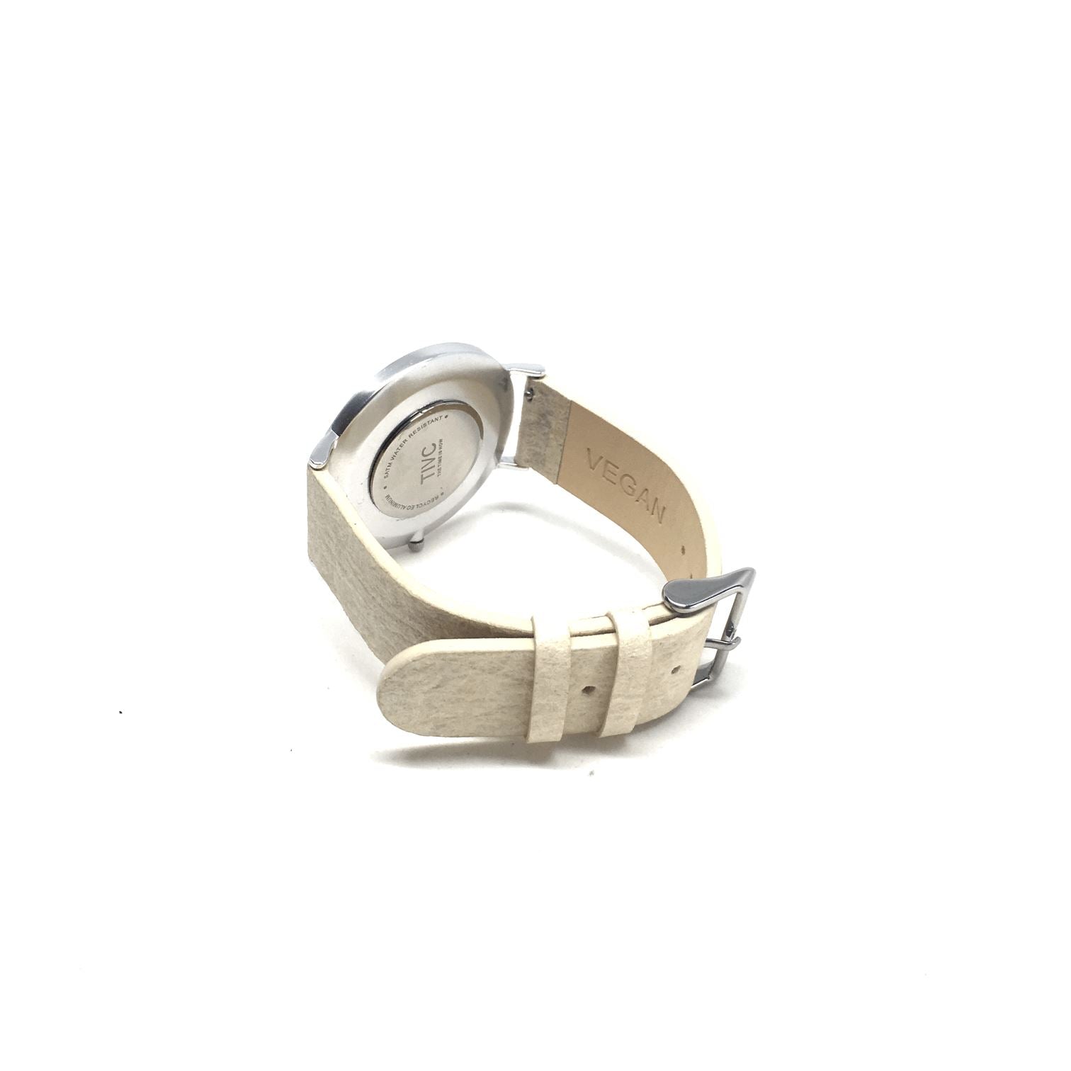 36mm Silver | Pinatex Band (Natural)-Time IV Change-stride