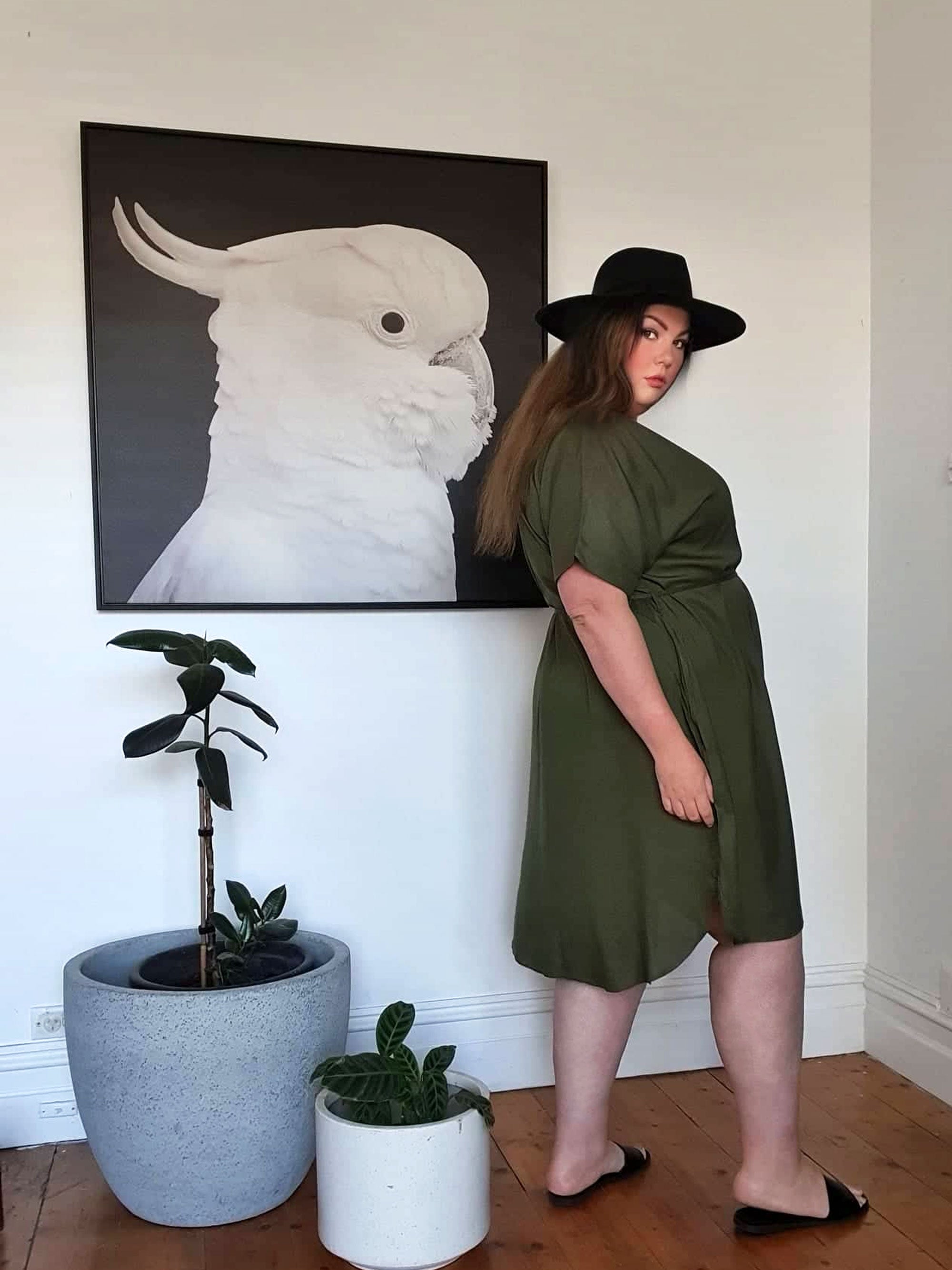 Greta Shirt Dress // Khaki