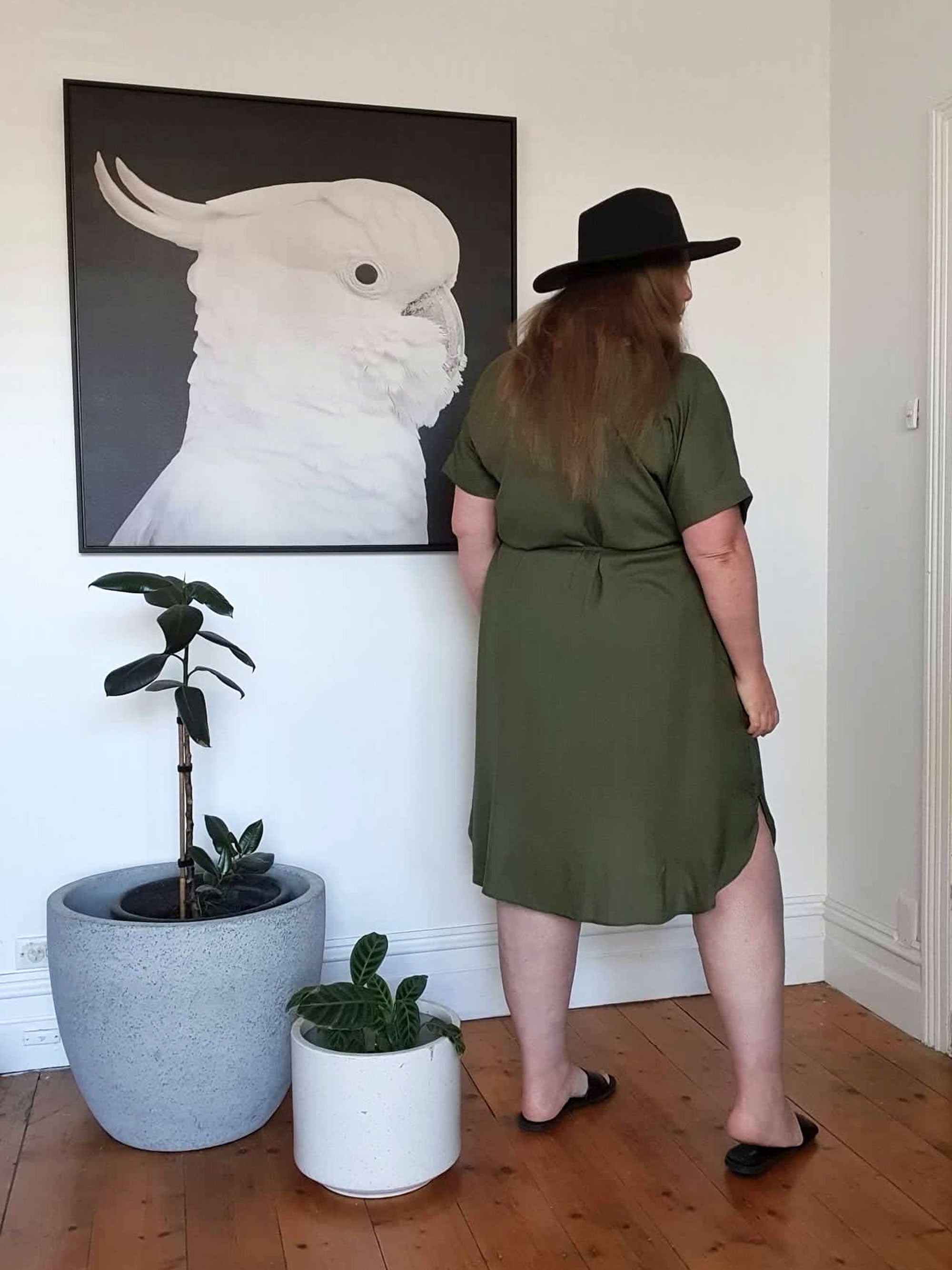 Greta Shirt Dress // Khaki