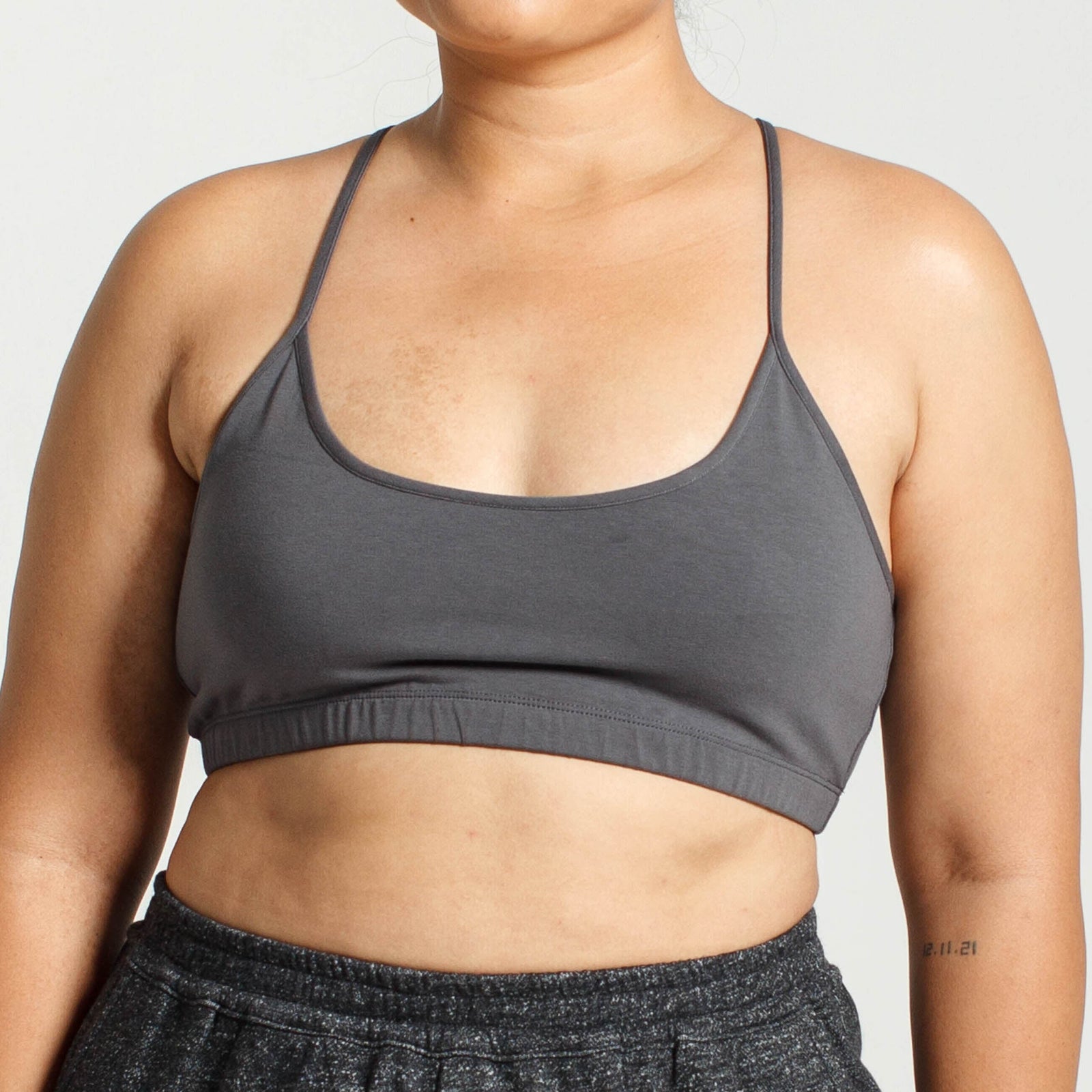 Cropped Cami | Charcoal