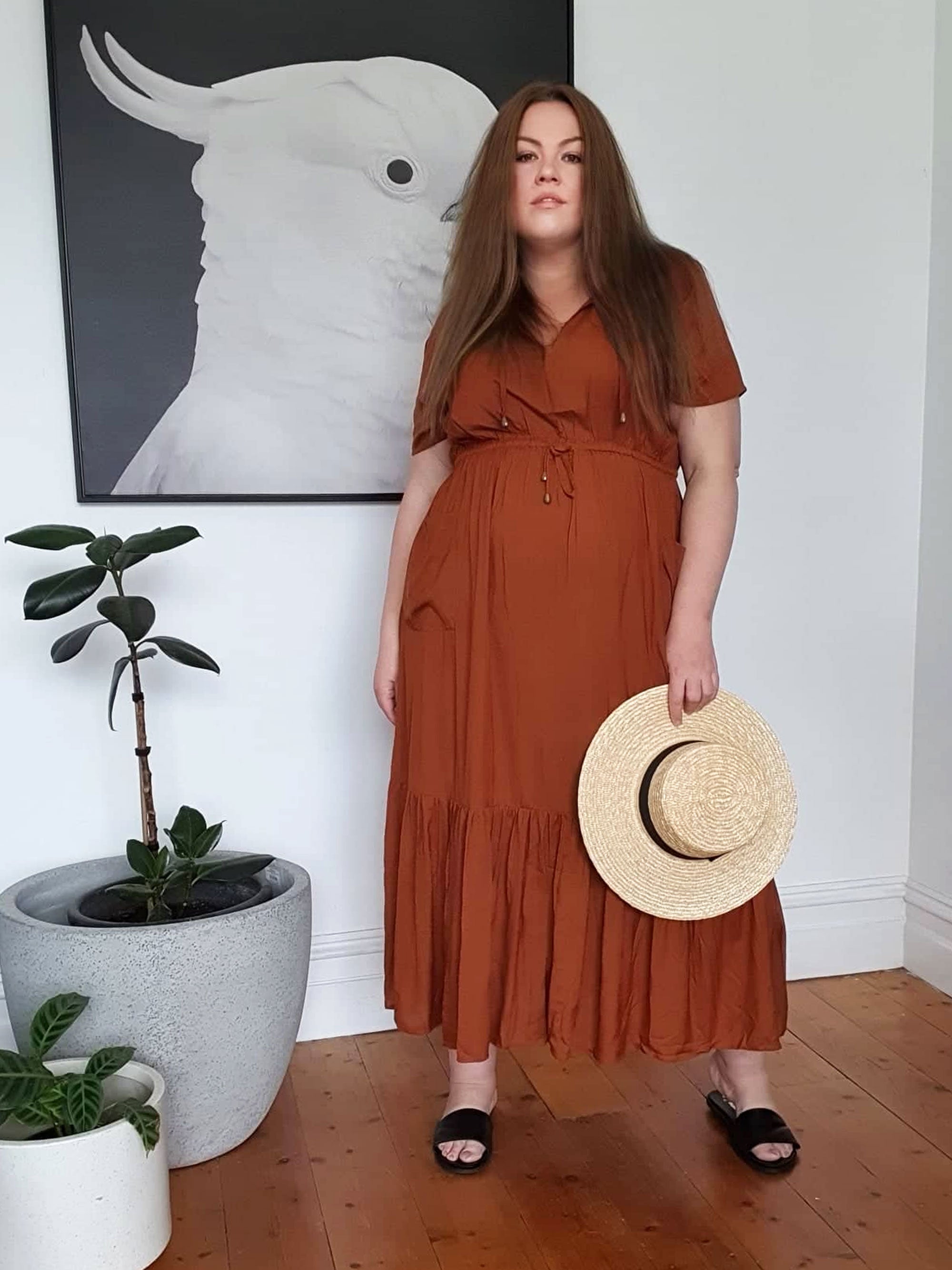 Tropical Maxi Dress // Cinnamon