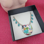 A BREAST FRIENDS - bead necklace BLUE-Erin K Jewellery-stride