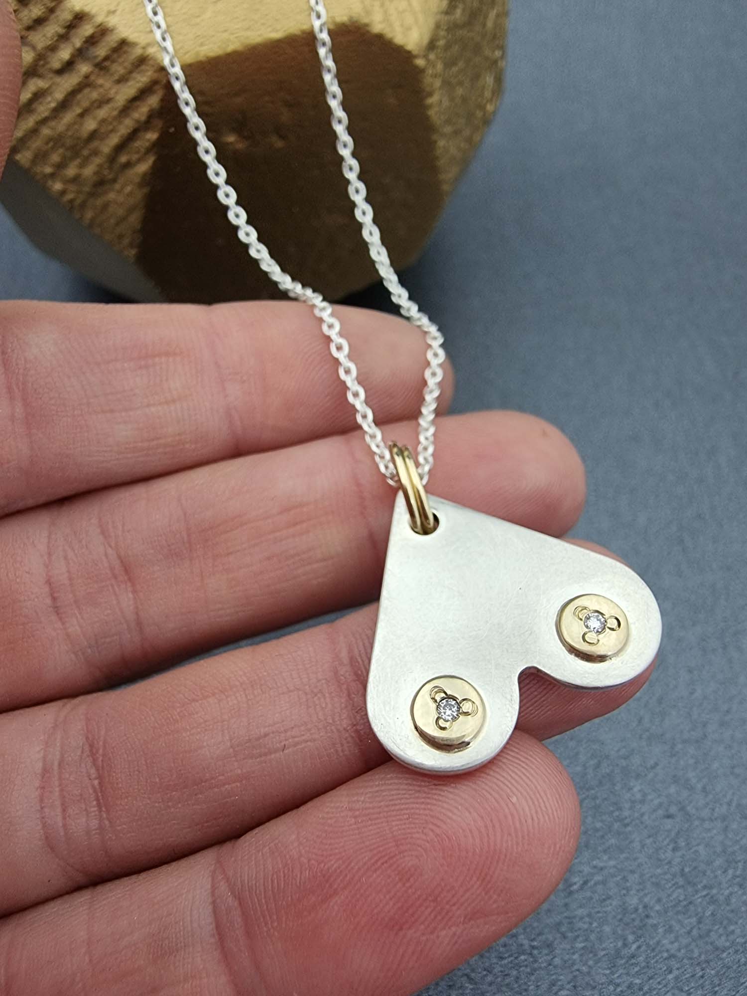 A BREAST FRIENDS - diamond necklace-Erin K Jewellery-stride