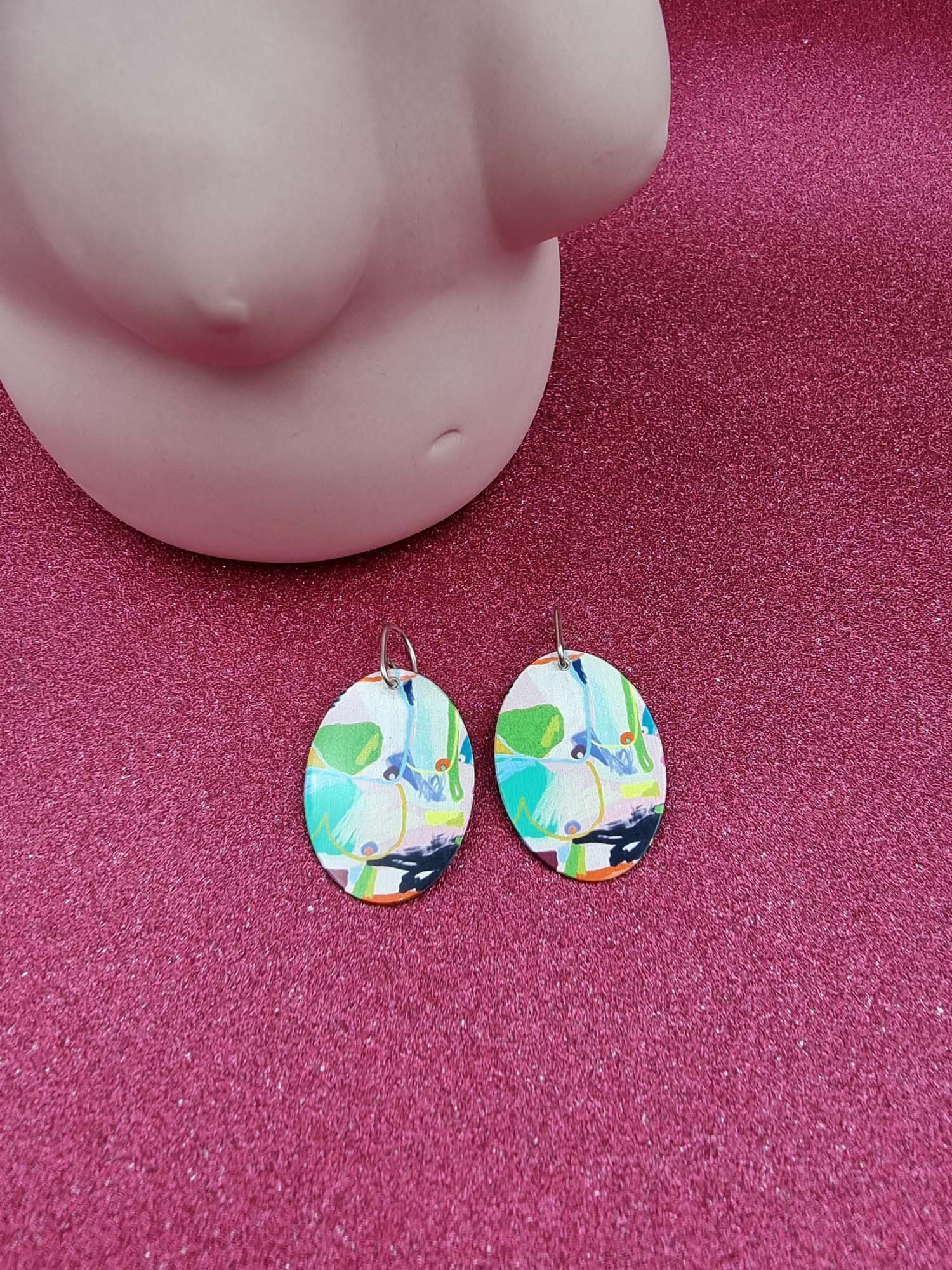 A BREAST FRIENDS - shape earrings #1-Erin K Jewellery-stride