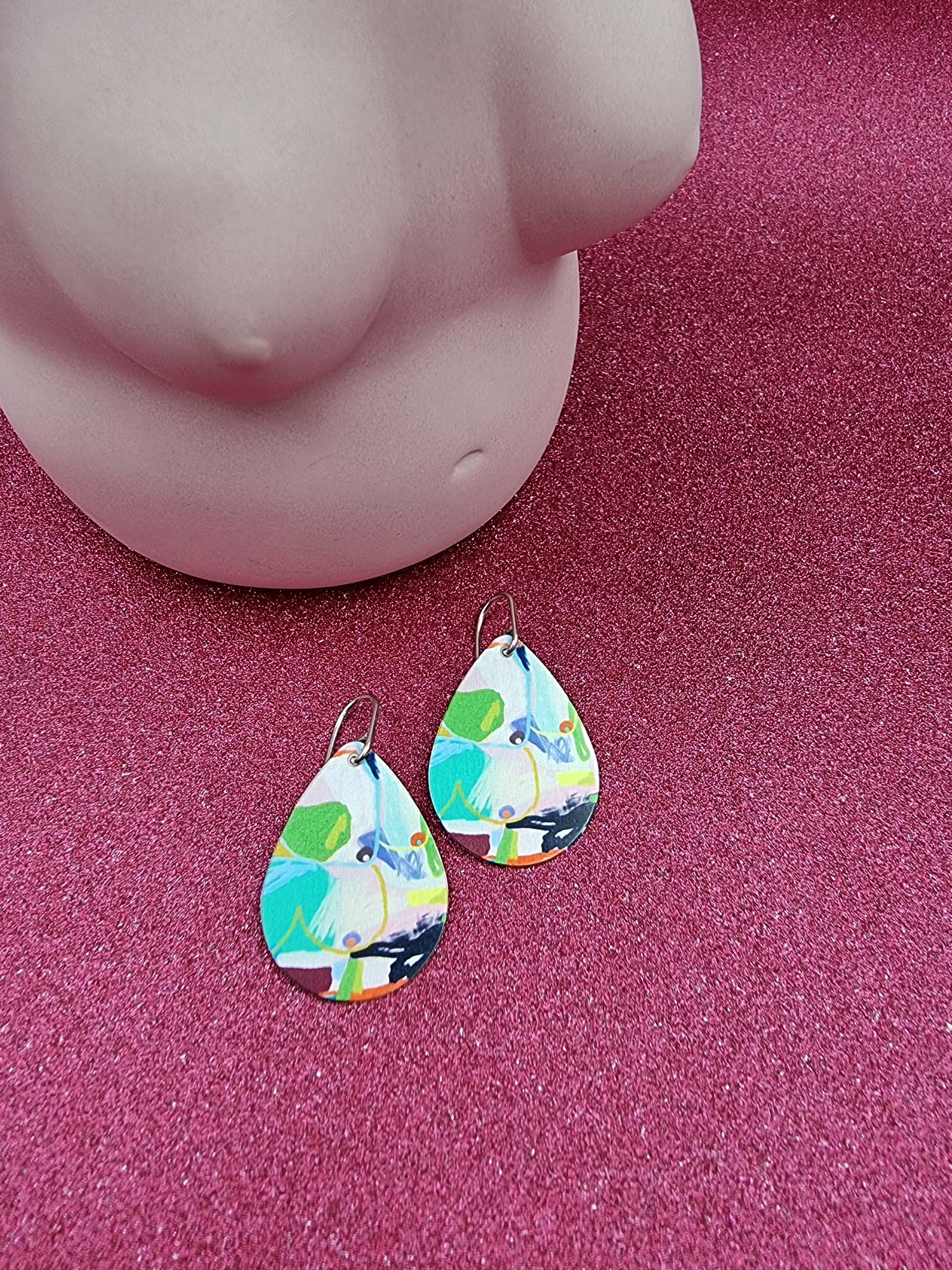 A BREAST FRIENDS - shape earrings #1-Erin K Jewellery-stride