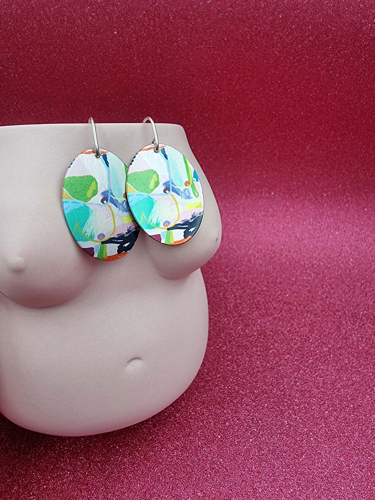 A BREAST FRIENDS - shape earrings #1-Erin K Jewellery-stride