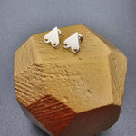 A BREAST FRIENDS - silver studs with 9ct gold-Erin K Jewellery-stride