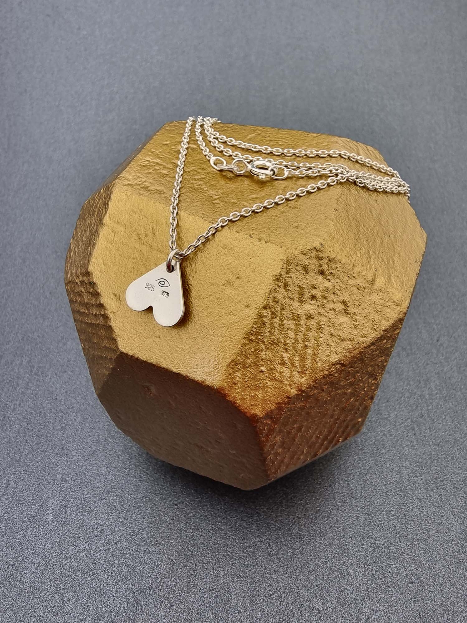A BREAST FRIENDS - silver with 9ct gold necklace-Erin K Jewellery-stride