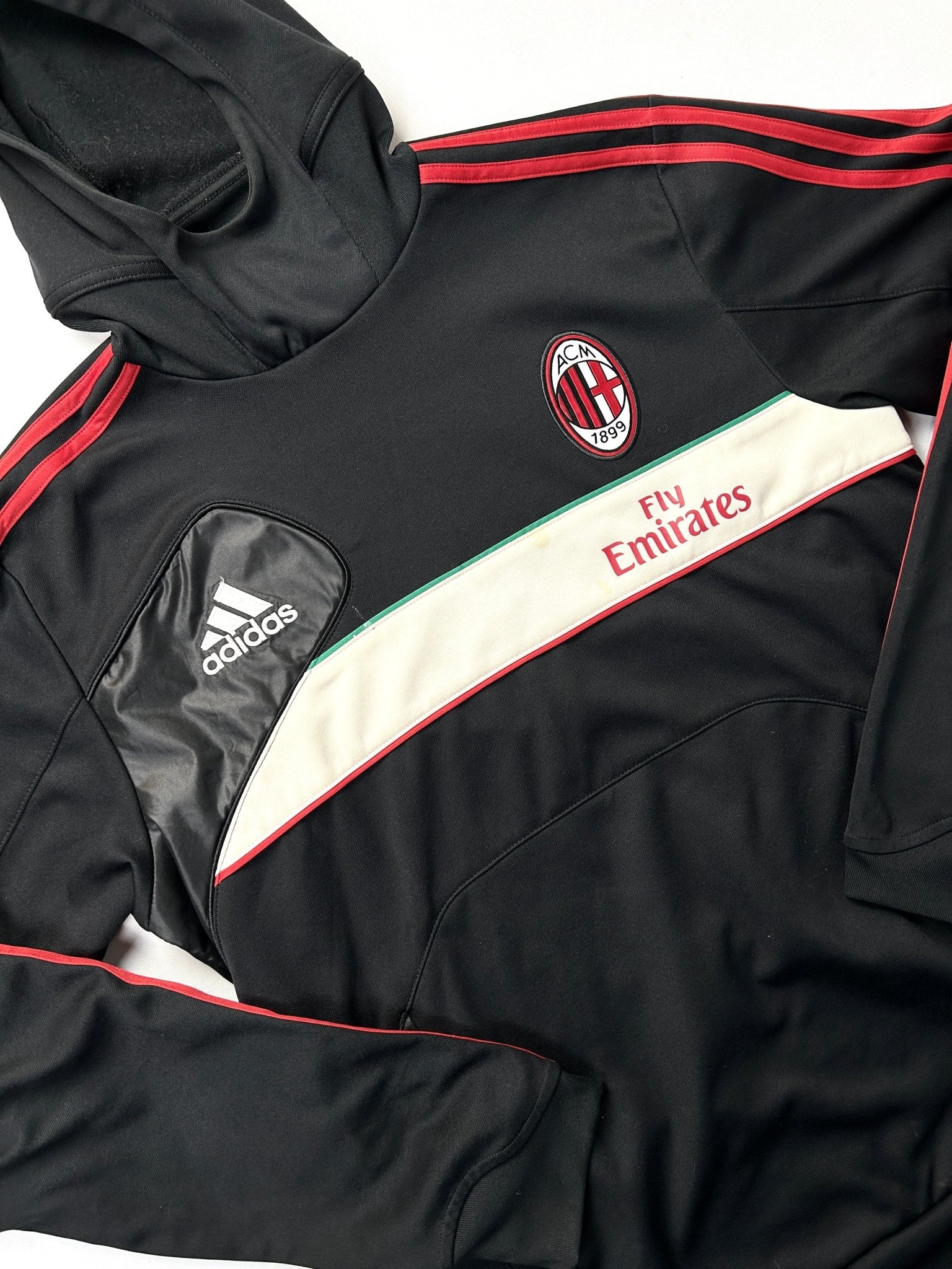 AC Milan Hooded Training Sweatshirt 2012-13 M-Unwanted FC-stride