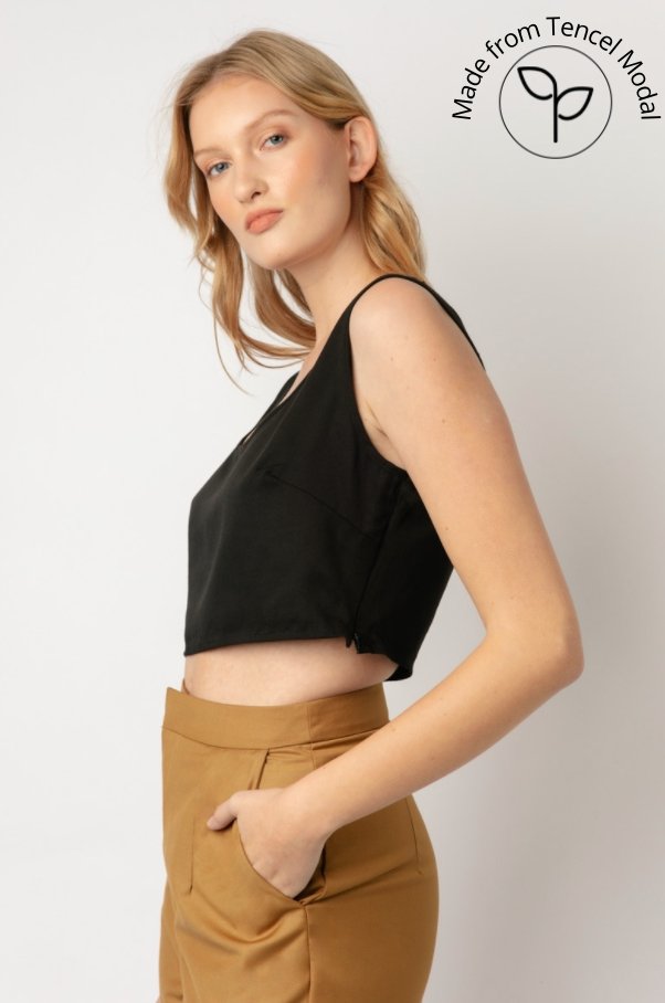 Alexa Crop Top-ALKAM-stride