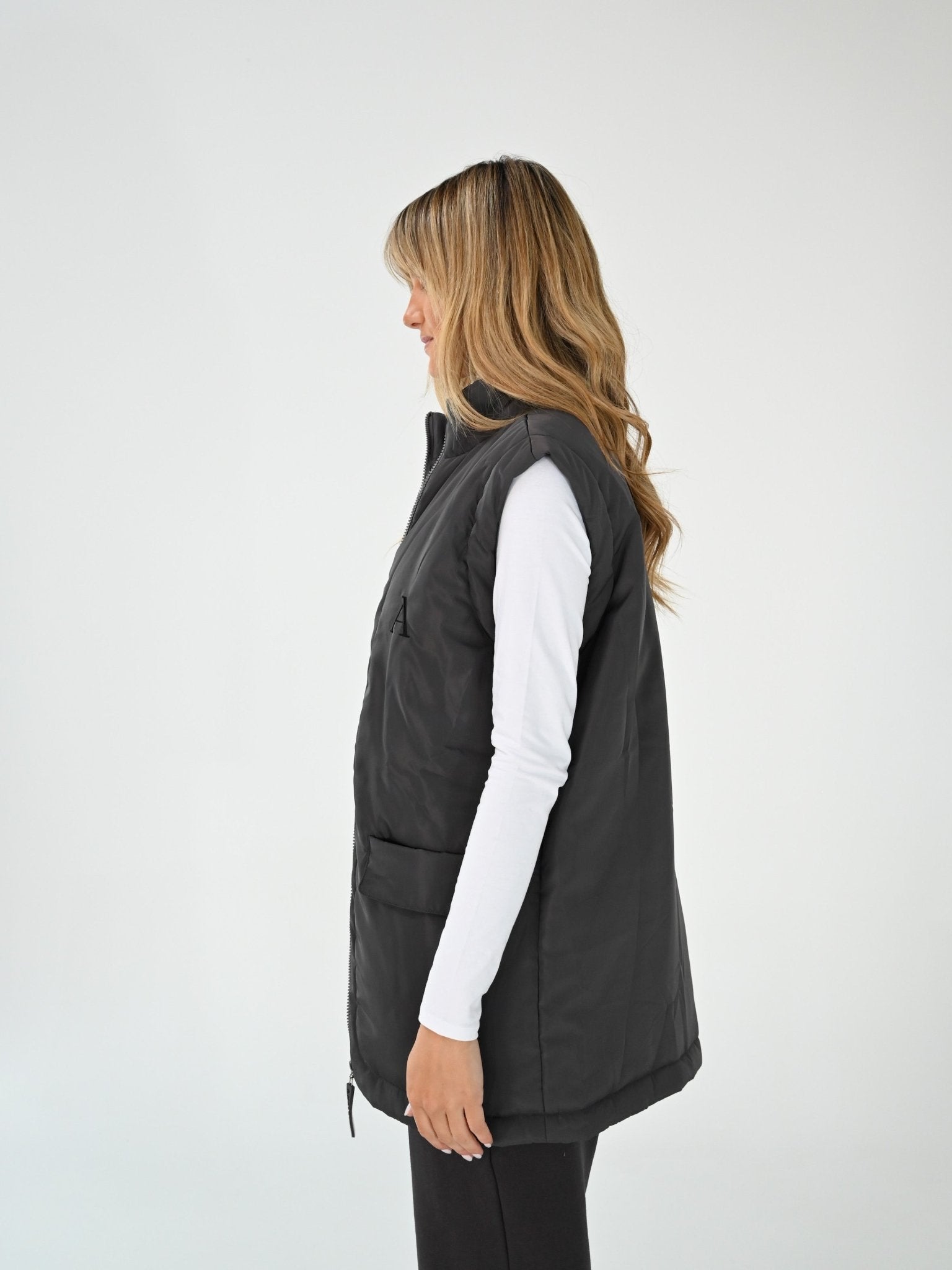 AMBITION PUFFER VEST-Ambition The Label-stride