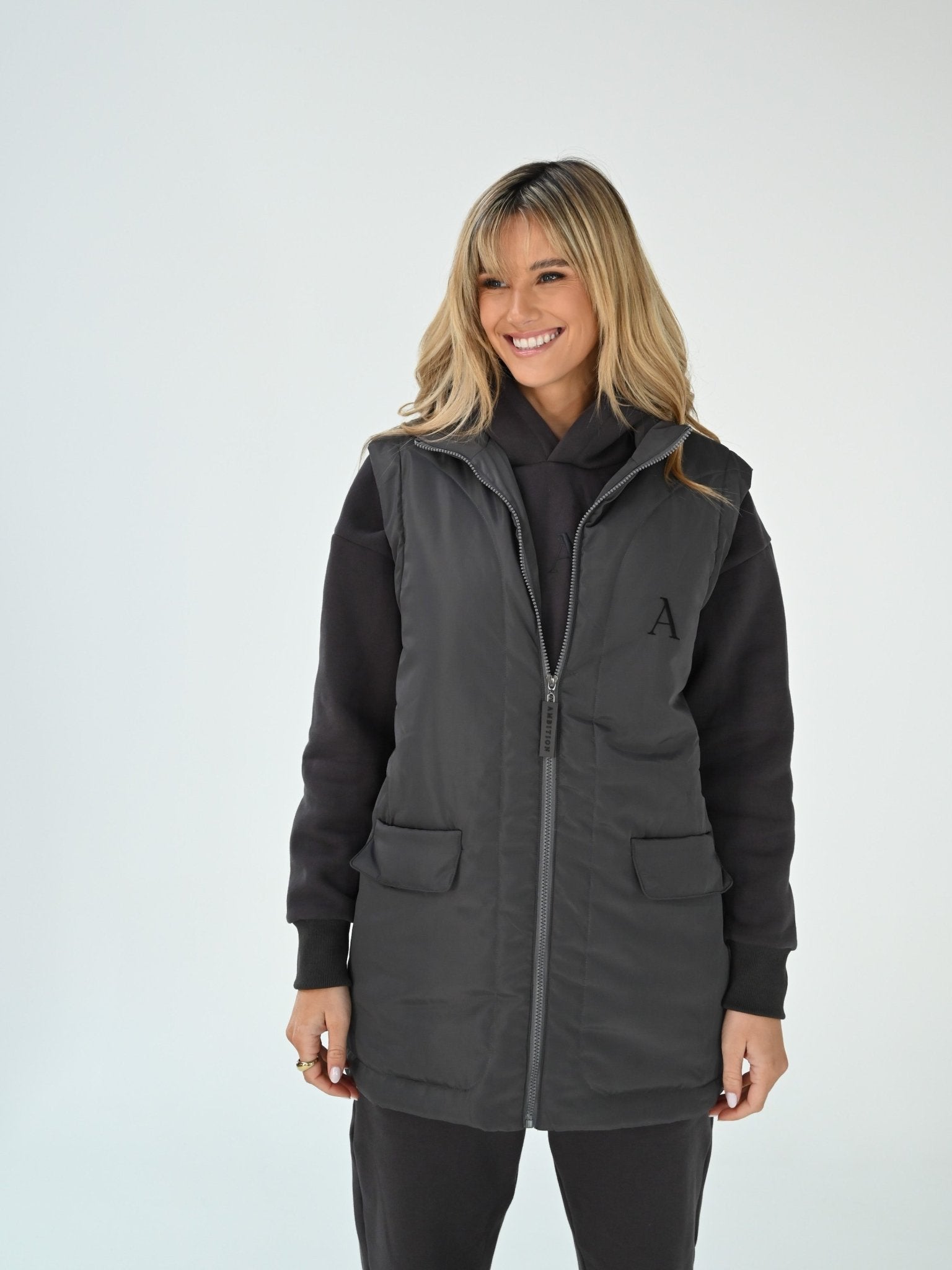 AMBITION PUFFER VEST-Ambition The Label-stride