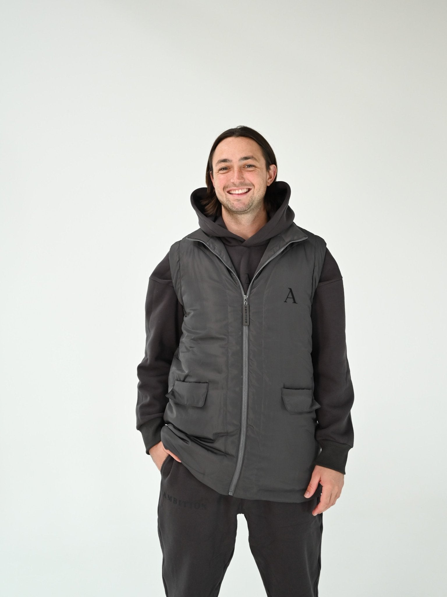 AMBITION PUFFER VEST-Ambition The Label-stride