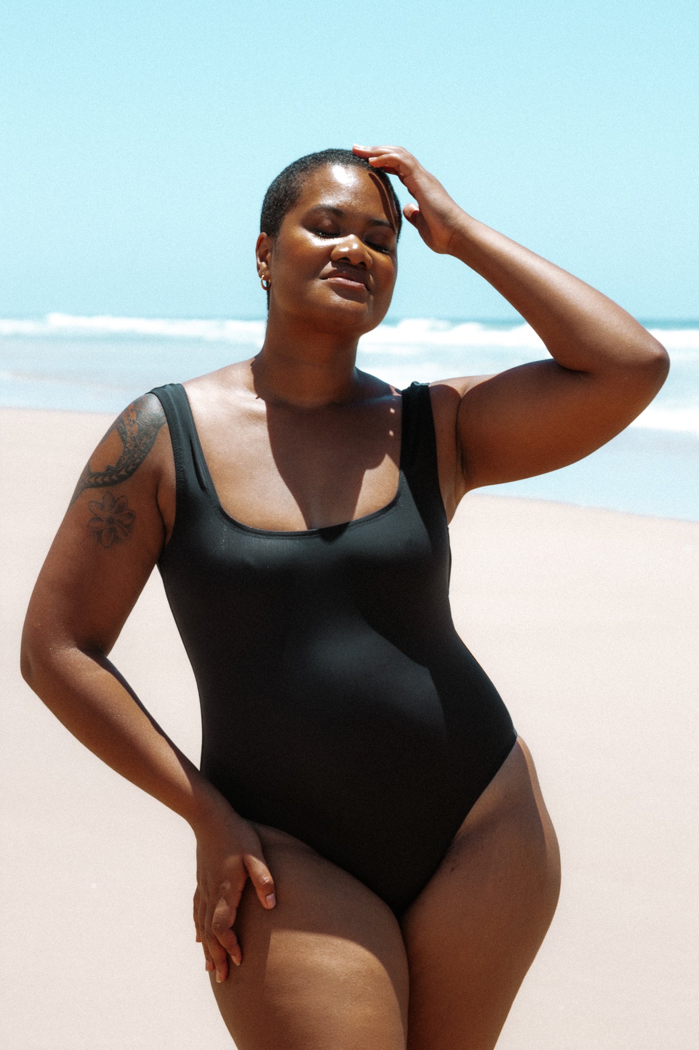 Amelia Swimsuit // Liquorice-Lionel The Label-stride