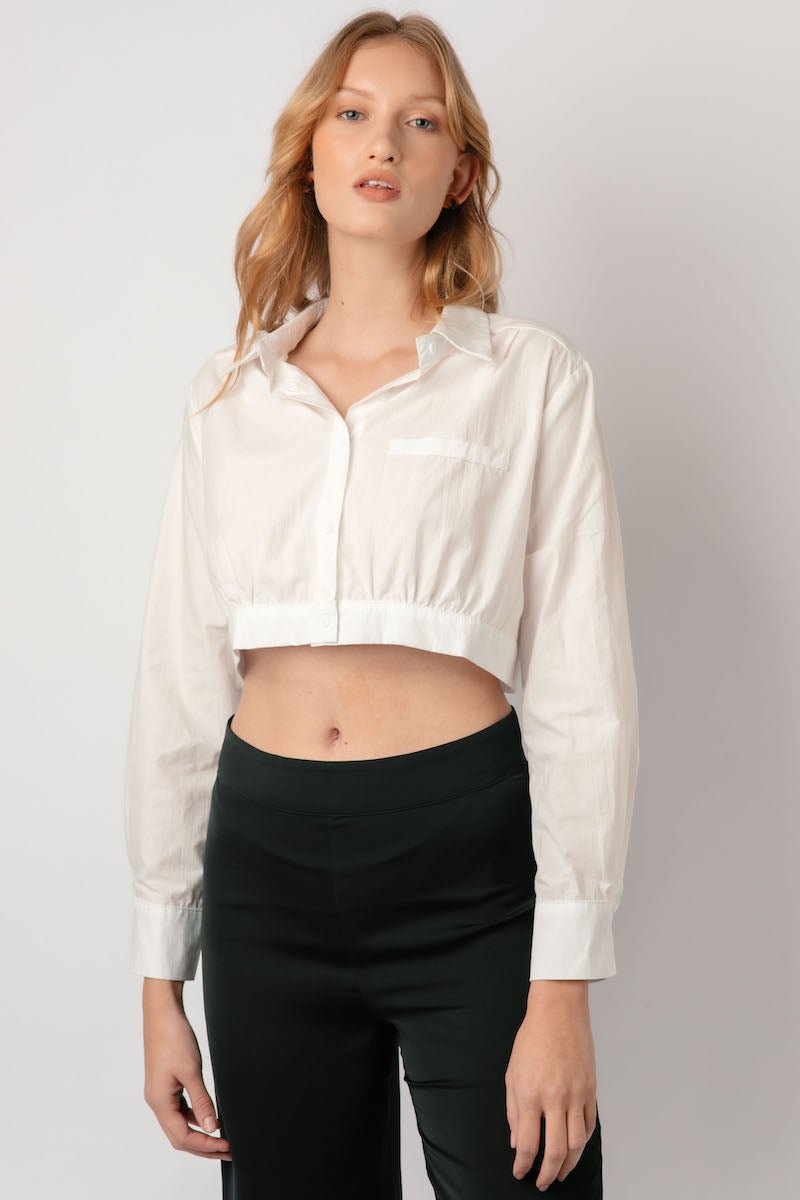 Anelli Crop Shirt-ALKAM-stride