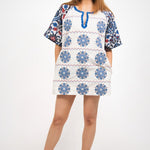 AREZU EMBROIDERED WOOL & IKAT TOP-Zoha-stride