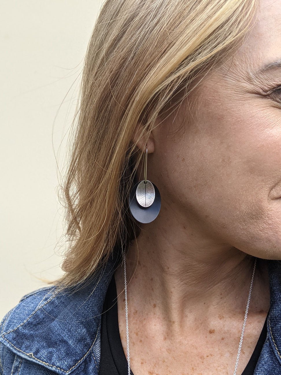 AUTUMN - long leaf earrings-Erin K Jewellery-stride