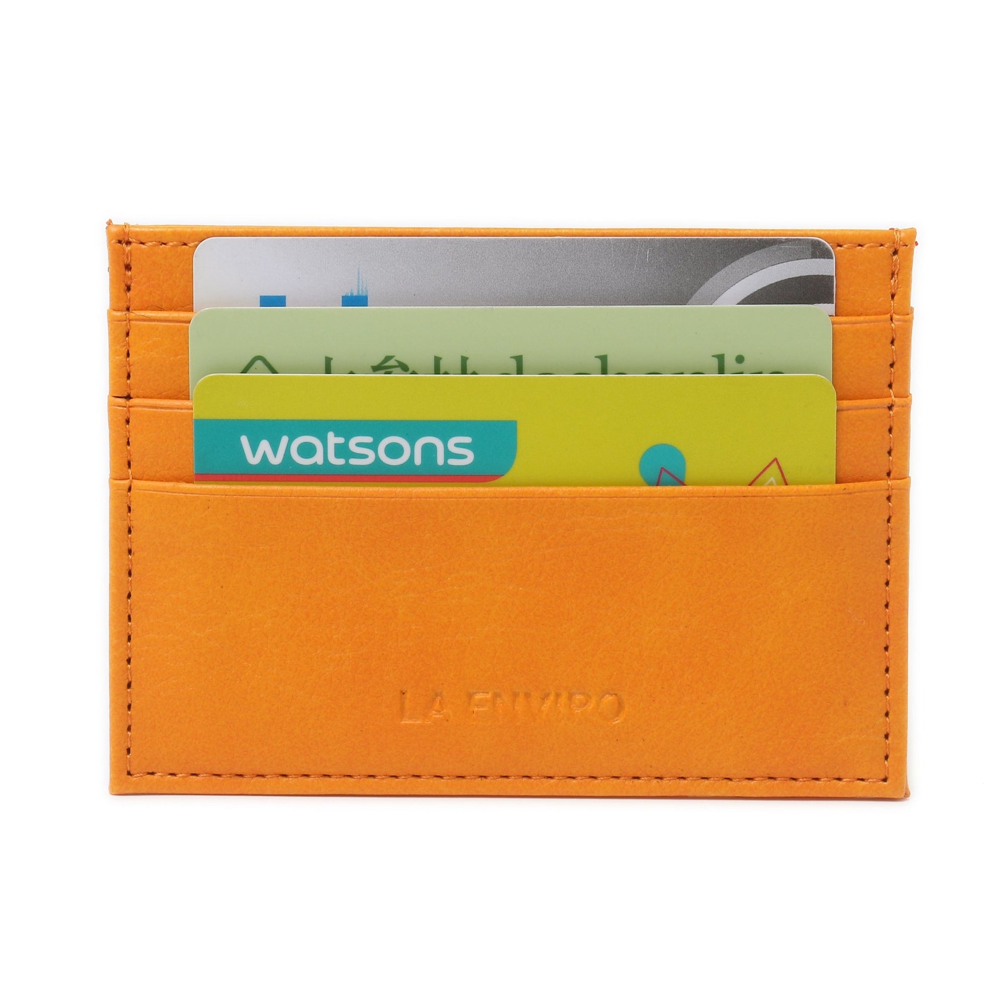 AVOCA MINIMALIST UNISEX CARD HOLDER I ORANGE-La Enviro-stride