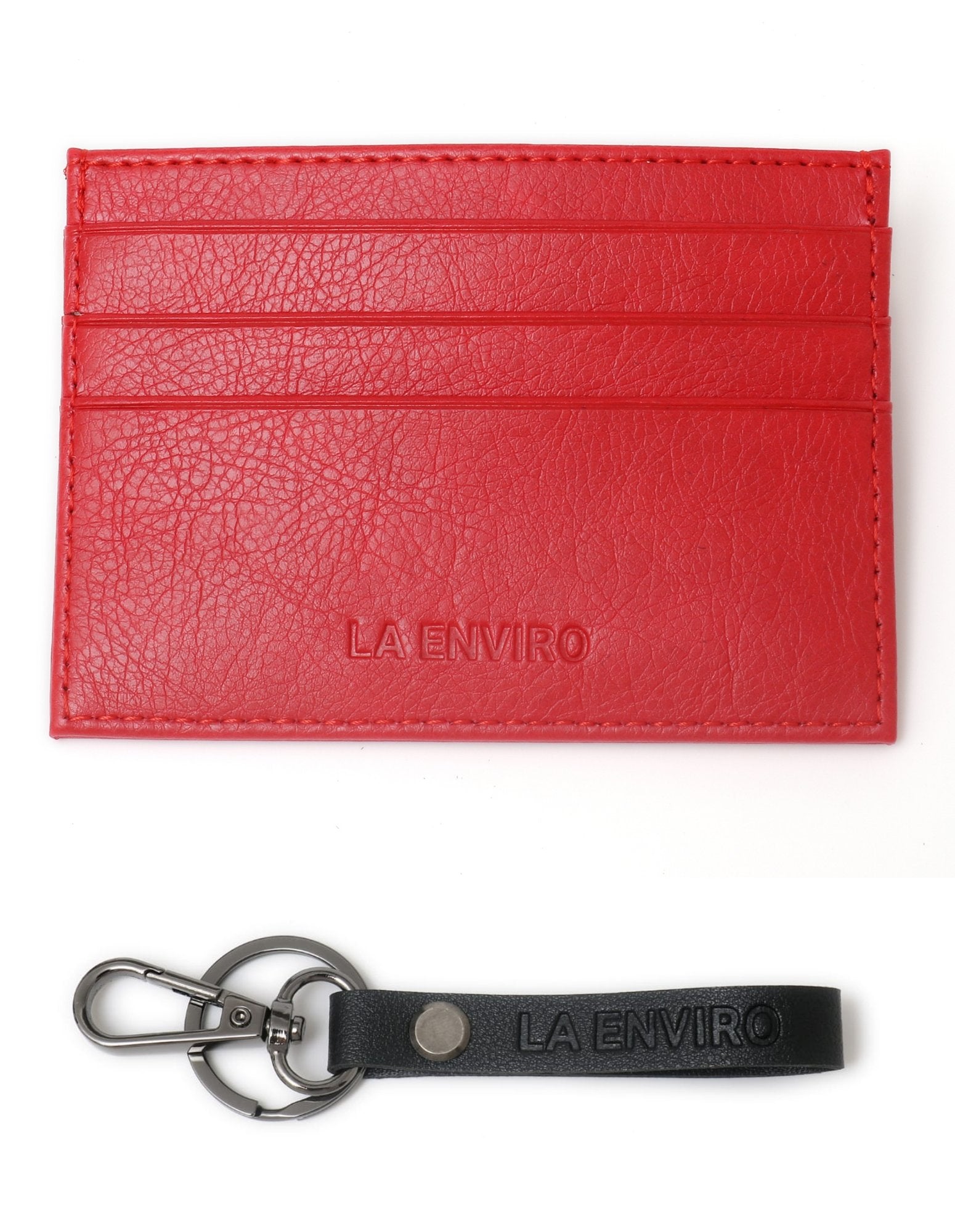 AVOCA MINIMALIST UNISEX CARD HOLDER I RED-La Enviro-stride