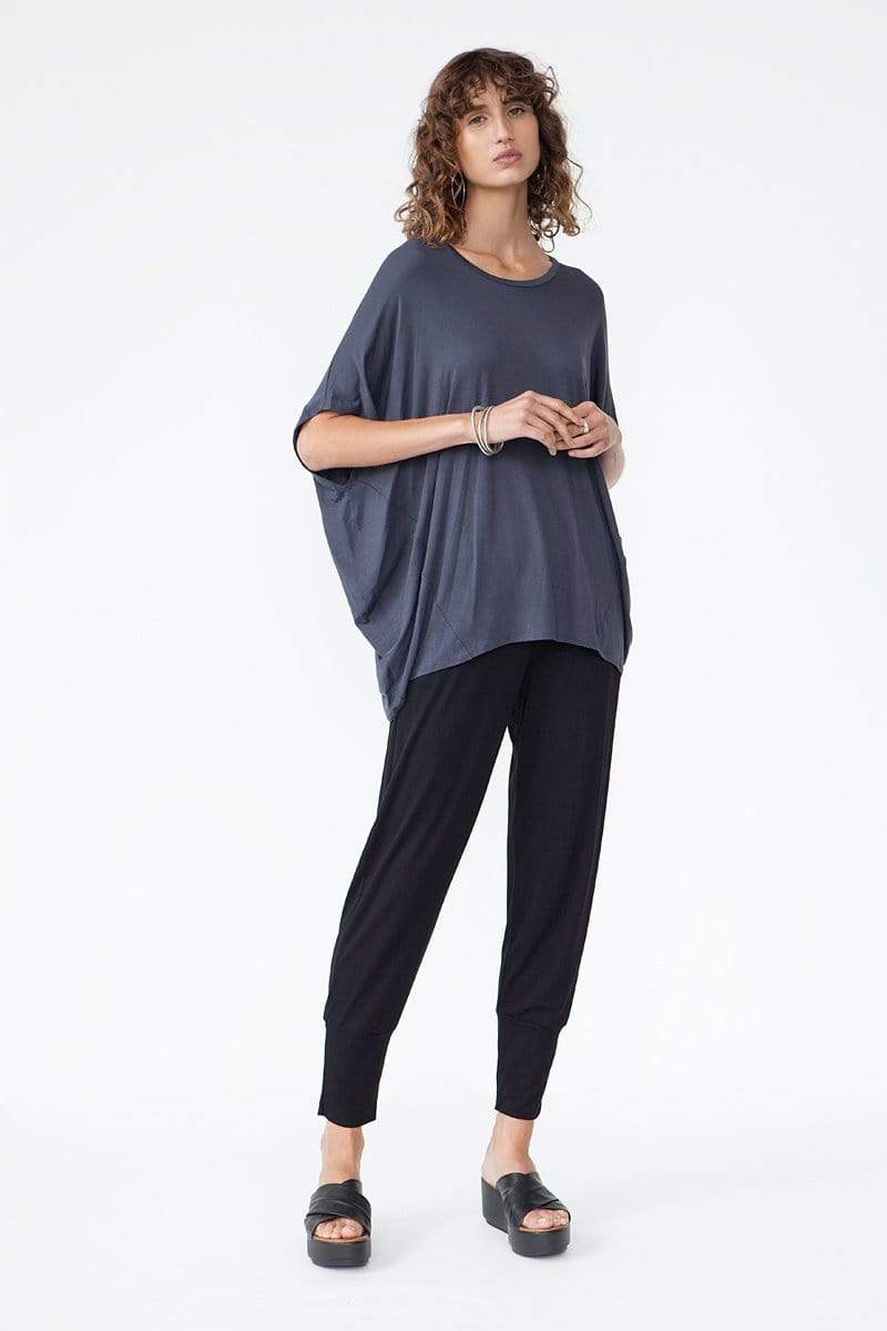 BAMBOO LOUNGE PANT - BLACK-Tluxe-stride