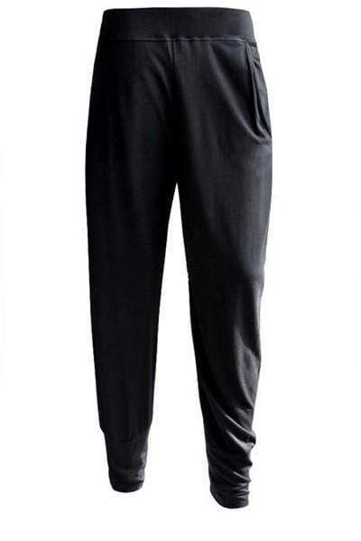 BAMBOO LOUNGE PANT - BLACK-Tluxe-stride