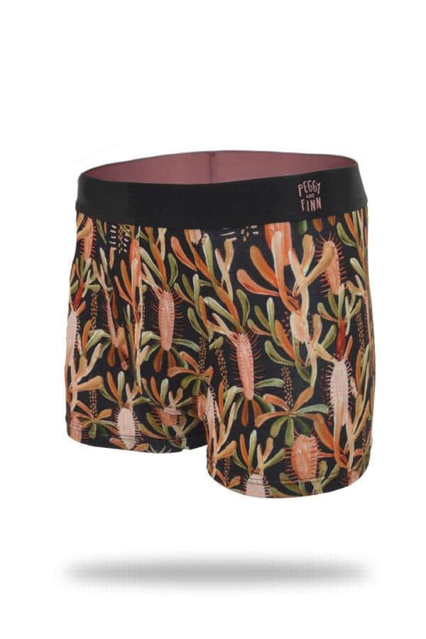 Bamboo Underwear - Grass Tree Black-Peggy & Finn-stride