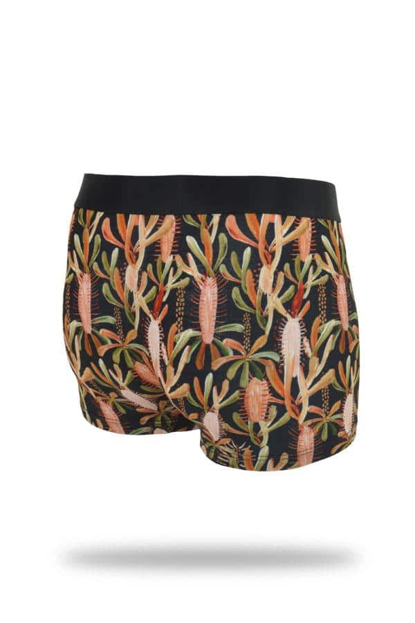 Bamboo Underwear - Grass Tree Black-Peggy & Finn-stride