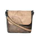 Beige & Brown Unisex Messenger Bag-Karuna Dawn-stride