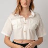Birgetta Crop Shirt-ALKAM-stride