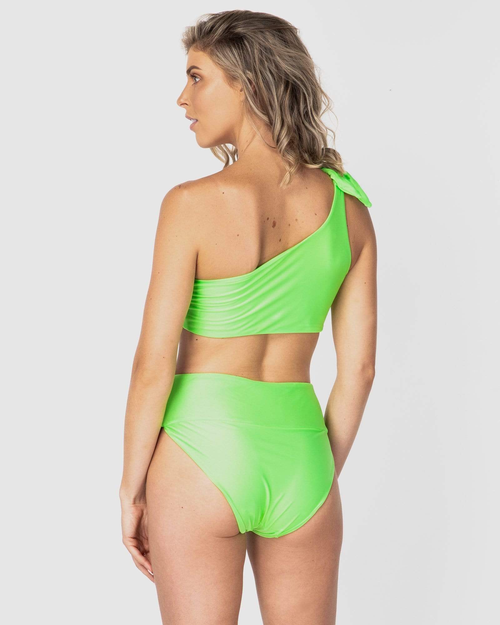 <b>Jamaica</b><br>Lime Green High Brief<br>Sustainable Australian Swimwear-Cali Rae-stride