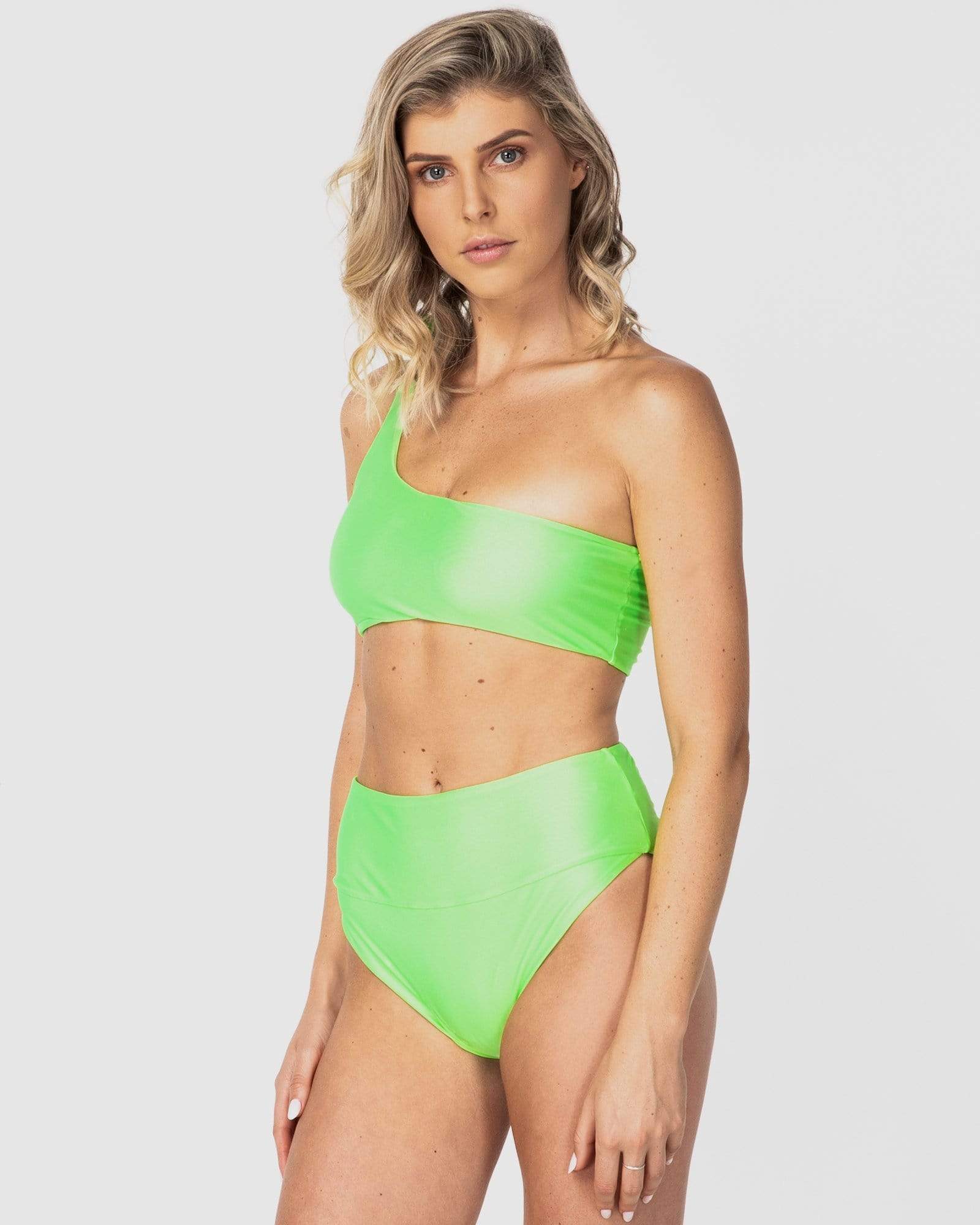 <b>Jamaica</b><br>Lime Green High Brief<br>Sustainable Australian Swimwear-Cali Rae-stride