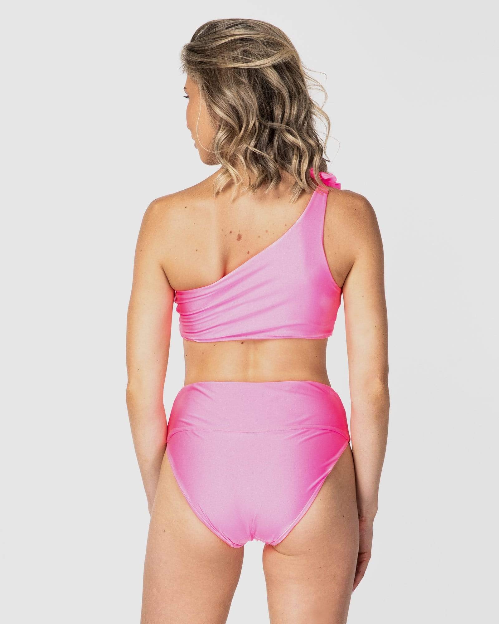 <b>Jamaica</b><br>Pink Grapefruit High Brief<br>Sustainable Australian Swimwear-Cali Rae-stride