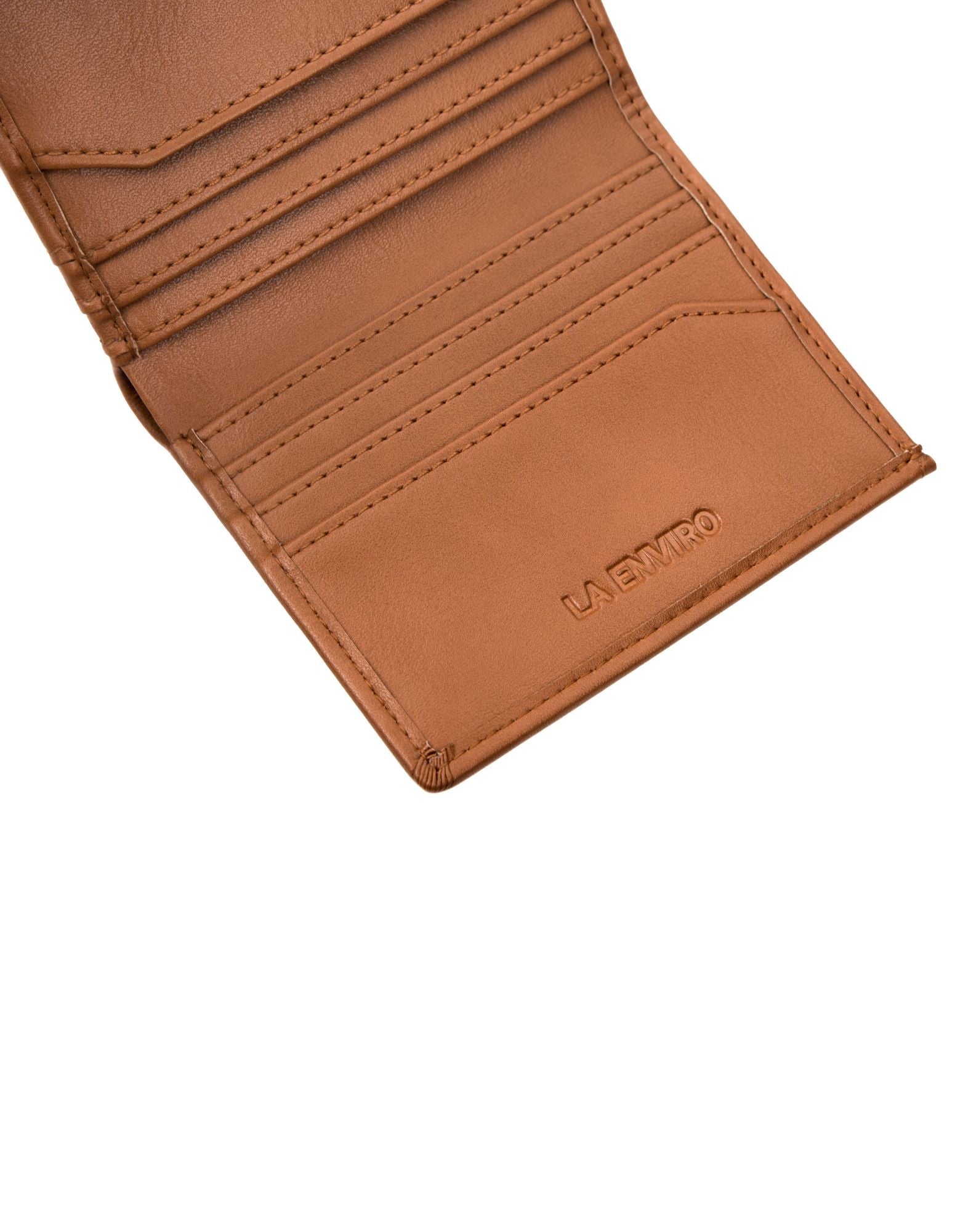 BROOME VEGAN MINIMALIST UNISEX WALLET I TAN-La Enviro-stride