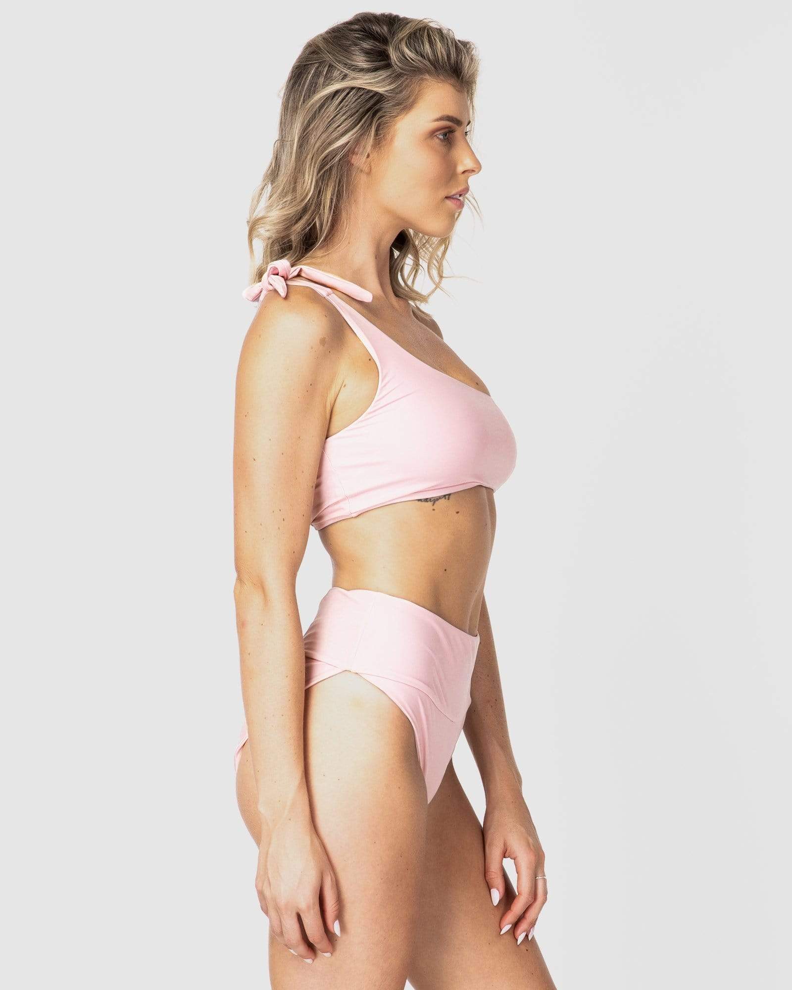 <b>Tulum</b><br>Lychee Shouldered Top<br>Sustainable Australian Swimwear-Cali Rae-stride
