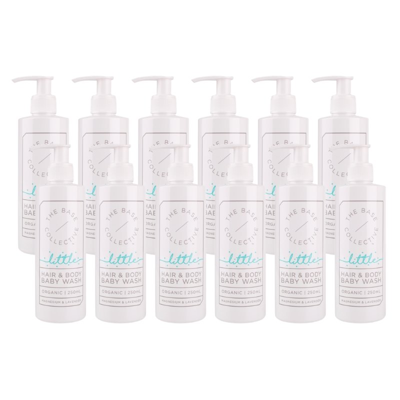 Bulk Little by TBC Magnesium & Lavender Hair + Body Wash 250ml x 12-The Base Collective-stride
