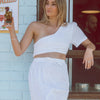 Cali Off the Shoulder Top - White-Remi Lane-stride