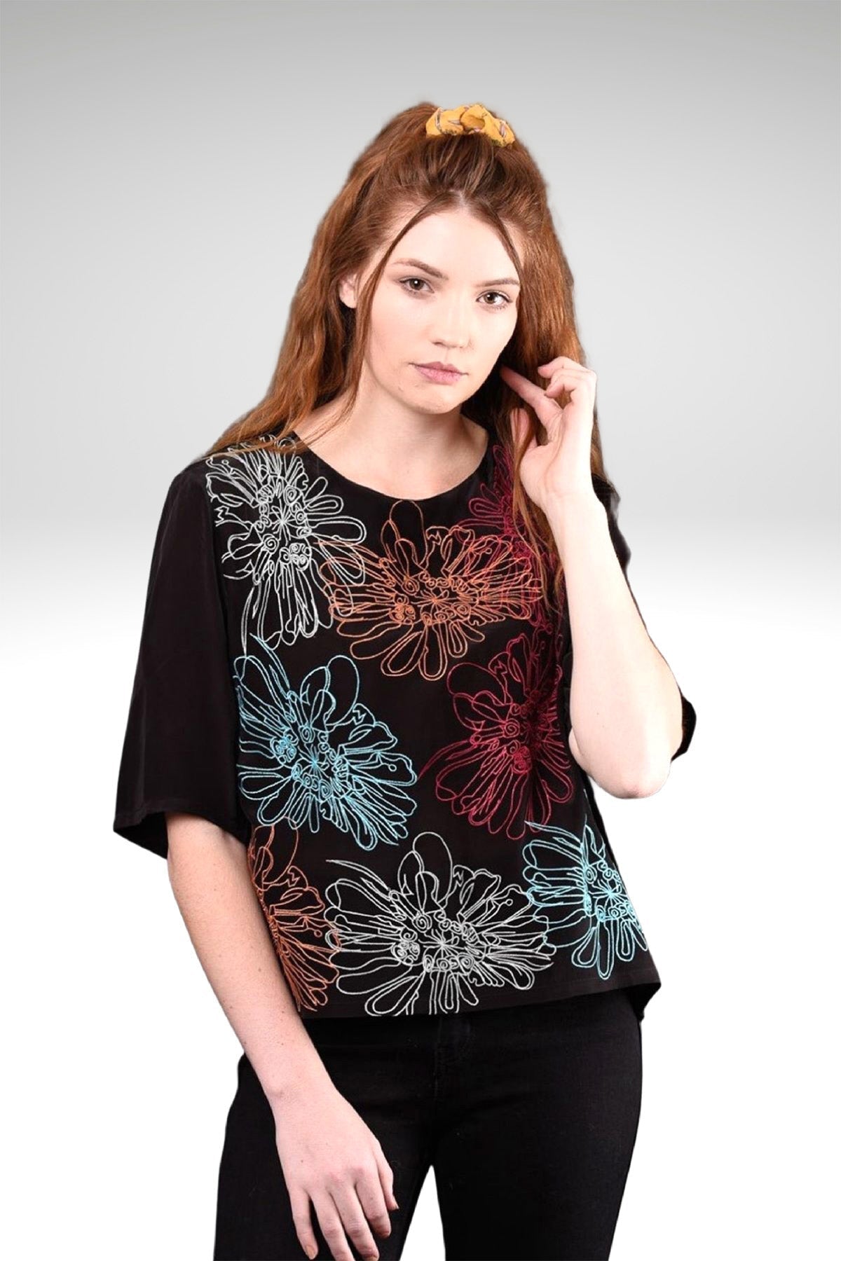 CARMEN FLORAL EMBROIDERED TOP-Zoha-stride