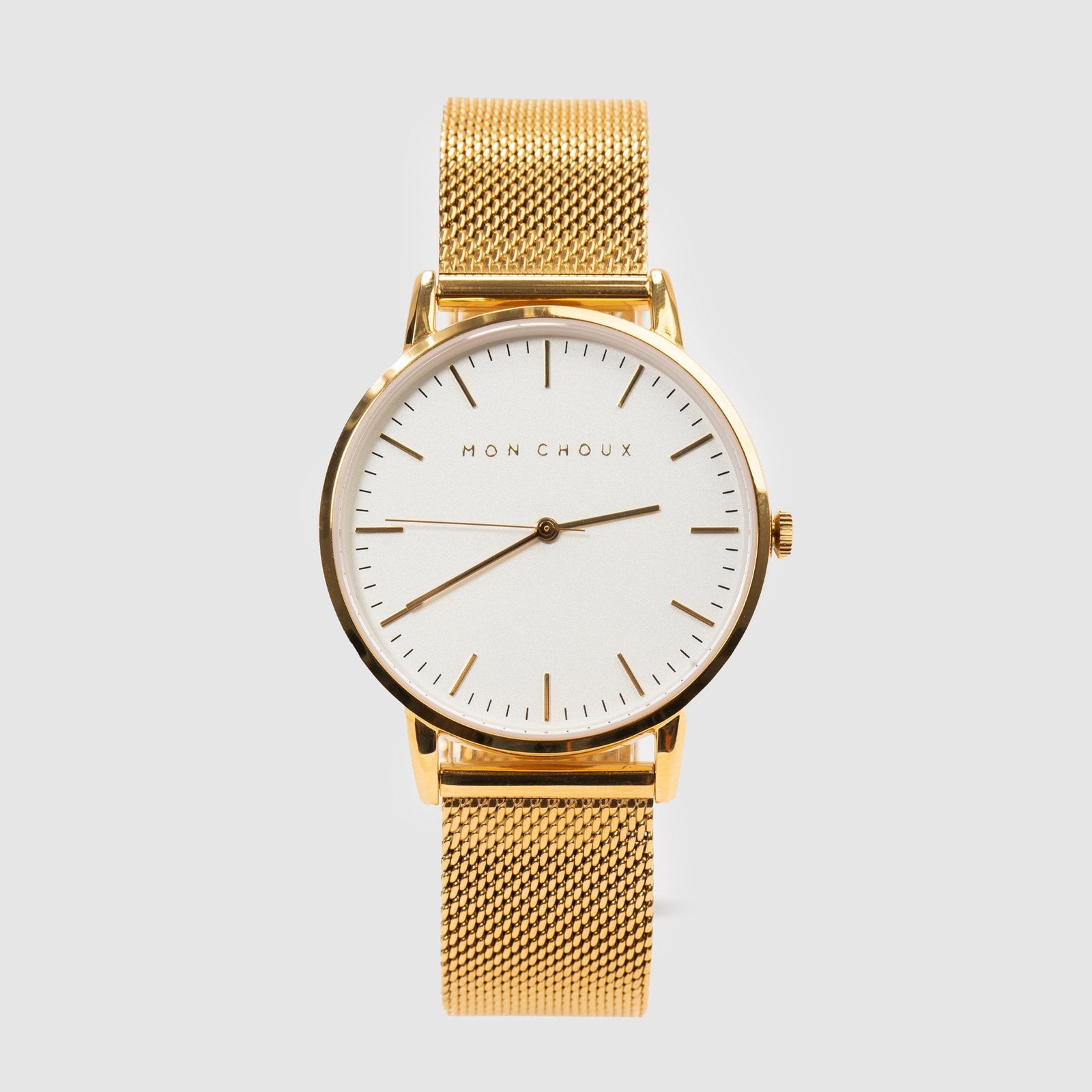 CLASSIC - WHITE/GOLD - GOLD MESH-Mon Choux-stride