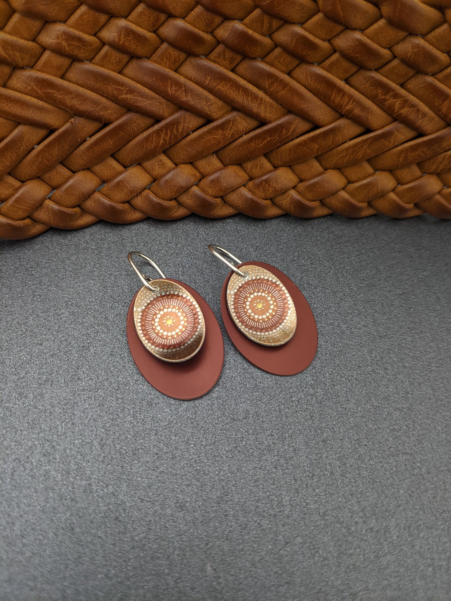 COMMUNITY SPIRIT – double oval earrings-Erin K Jewellery-stride