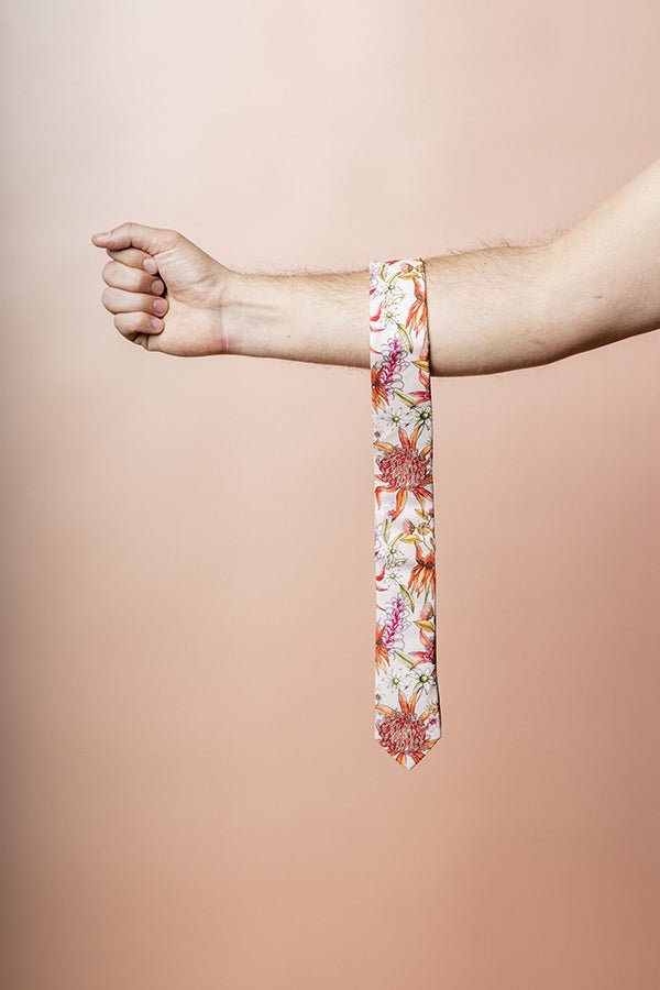 Cotton Tie - Botanical-Peggy & Finn-stride