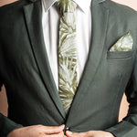 Cotton Tie - Fan Palm Sage-Peggy & Finn-stride
