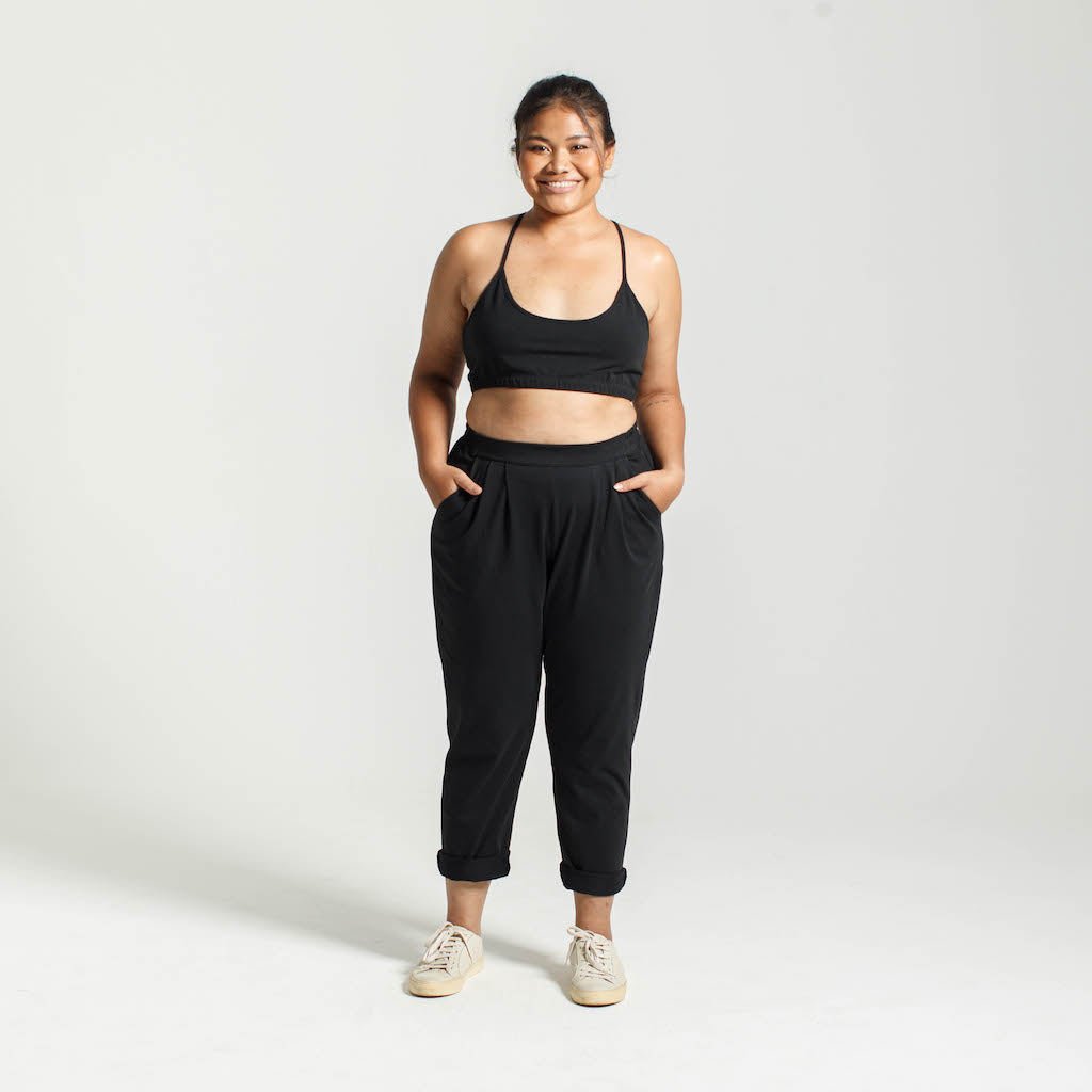 Cropped Cami | Black-Dorsu-stride
