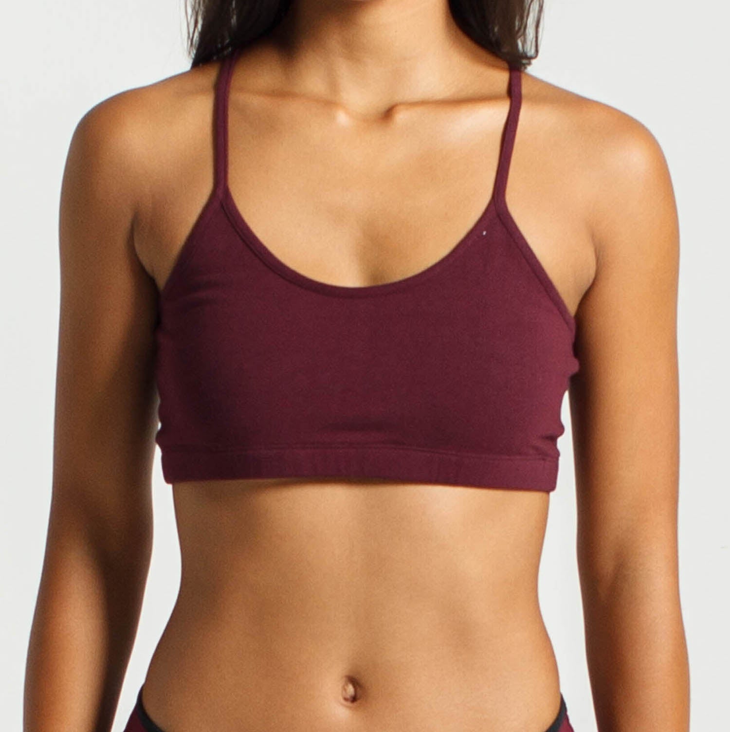 Cropped Cami | Burgundy-Dorsu-stride