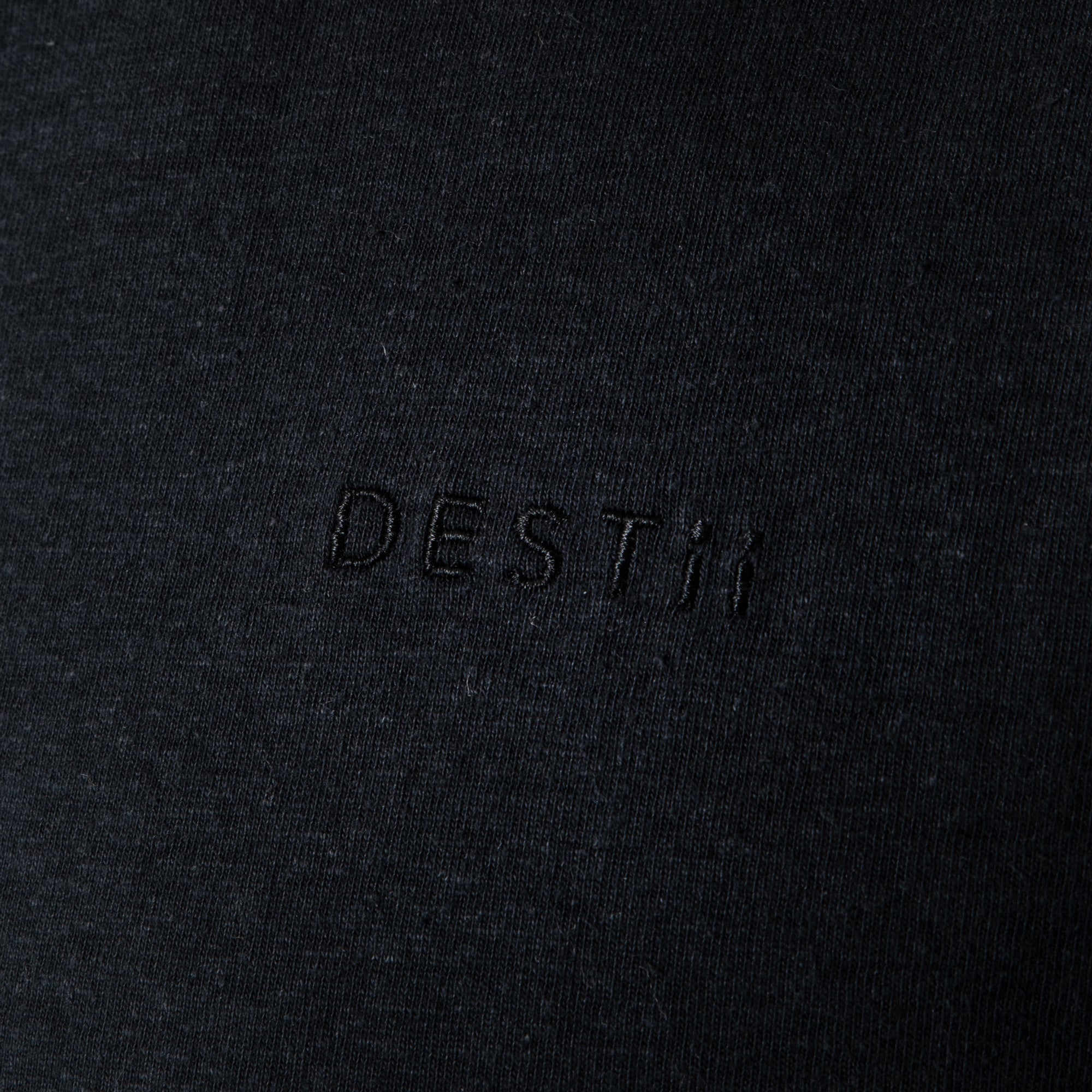 DESTii Black Hemp T-Shirt-DESTii-stride